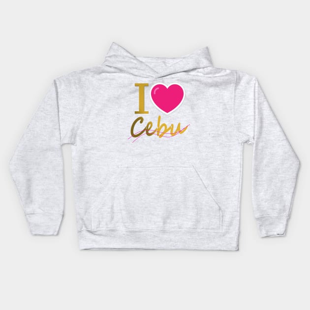 I love Cebu Kids Hoodie by CDUS